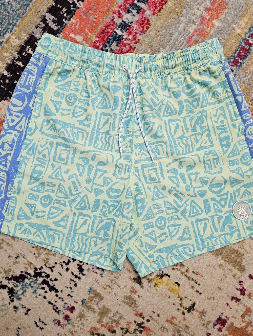 Chubbies Classic 5.5" Swim Trunks Shorts Green The Shakedowns Men's Medium Lined